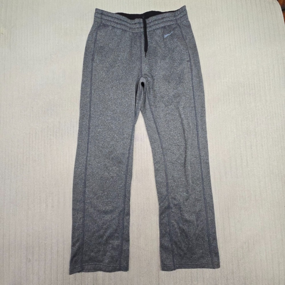 Nike Sweatpants Pants Mens Small Gray Fleece Joggers Drawstring Straight Leg